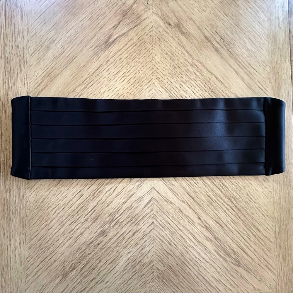 Saint Laurent Silk Satin Cummerbund